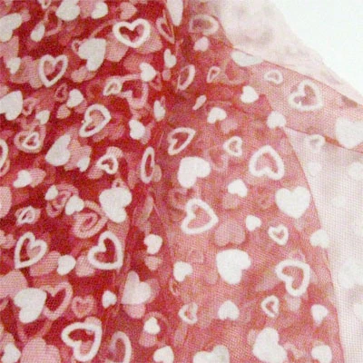 HEART FLOCKED TULLE - Image 3