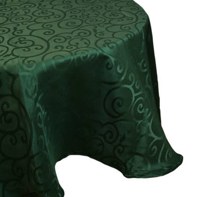 VOLUTE TABLECLOTH 72" ROUND - Image 4