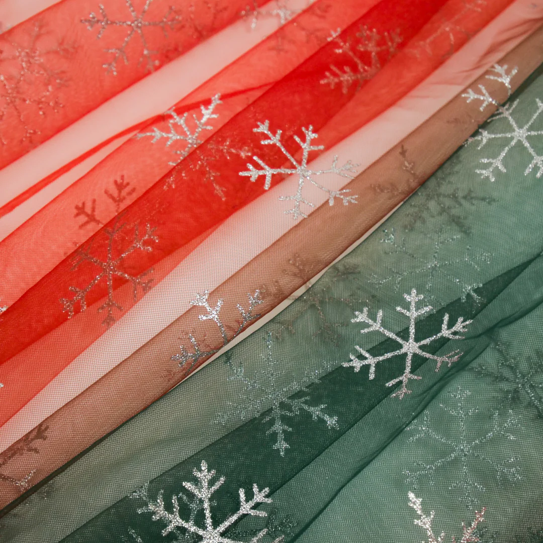 OMBRE MESH - SNOWFLAKES - Image 3