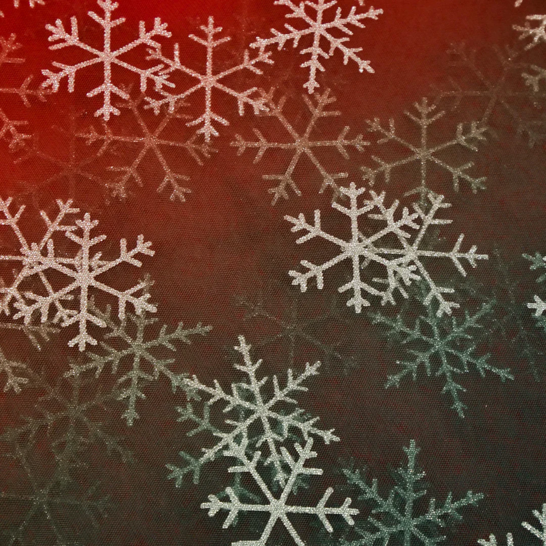 OMBRE MESH - SNOWFLAKES - Image 4