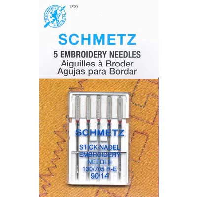 SCHMETZ NEEDLE - EMBROIDERY 90/14 (1720)