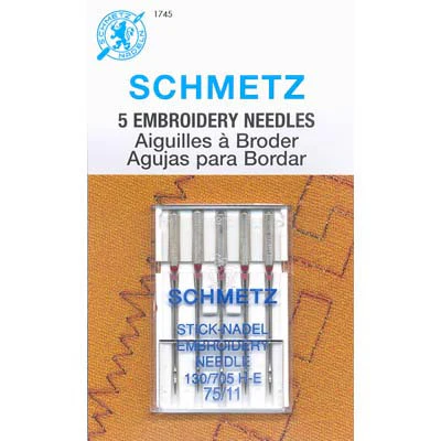 SCHMETZ NEEDLE - EMBROIDERY 75/11 (1745)