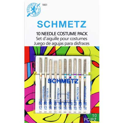 SCHMETZ 10 NEEDLE COSTUME PACK (1851)