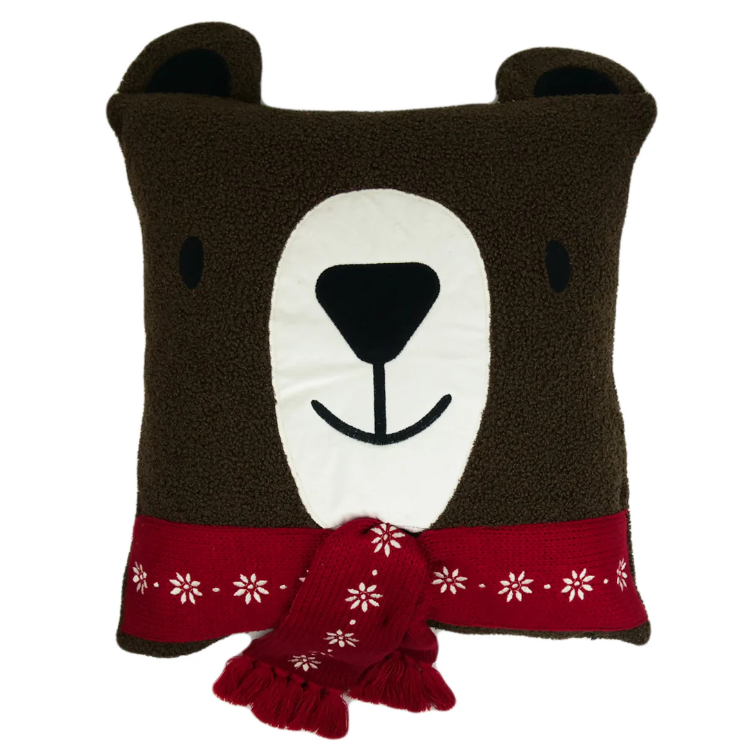 CUSHION COVER - BEAR FACE