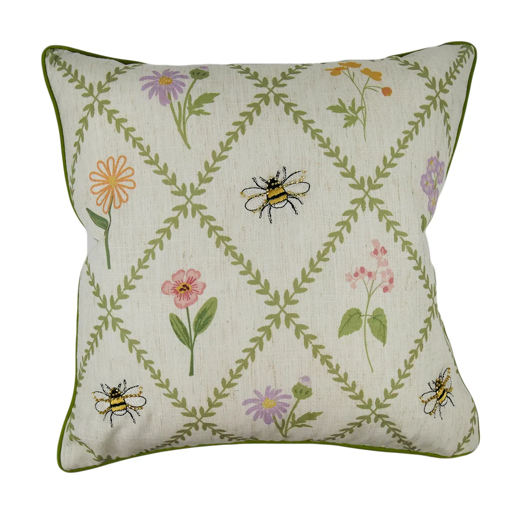 CUSHION COVER - BEE DIAMOND