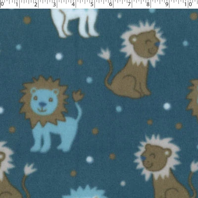 MOUNTAIN FLEECE PRINTS BABY - FRIENDLY LION - Image 3