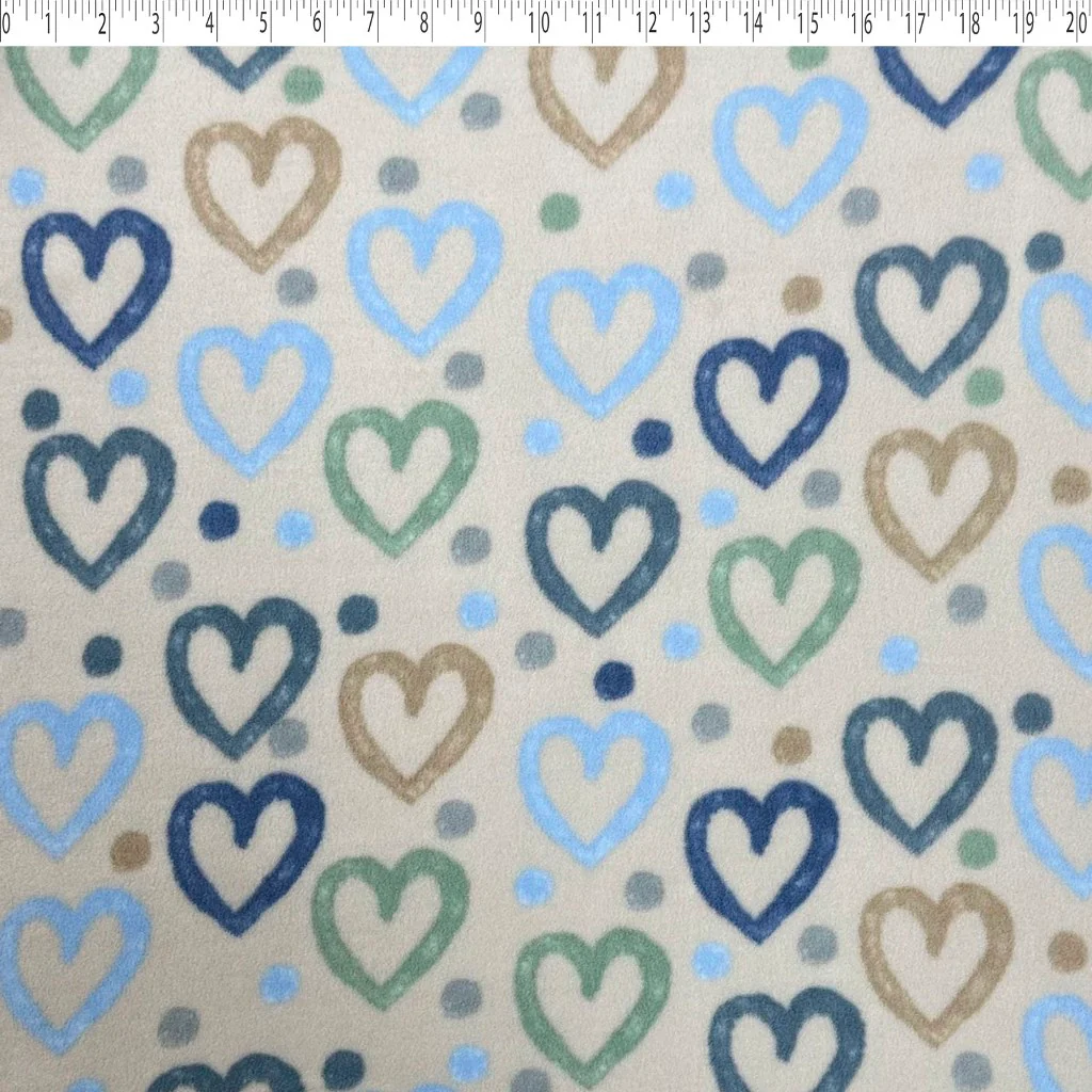 MOUNTAIN FLEECE PRINTS BABY - HEARTS ALLOVER - Image 3