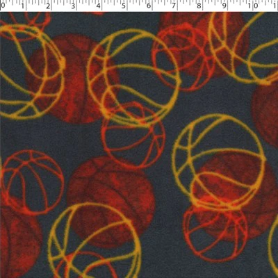MOUNTAIN FLEECE PRINTS - BASKETBALLS - Image 3