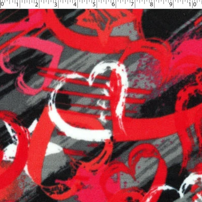 MOUNTAIN FLEECE PRINTS - HEARTS & STARS - Image 2
