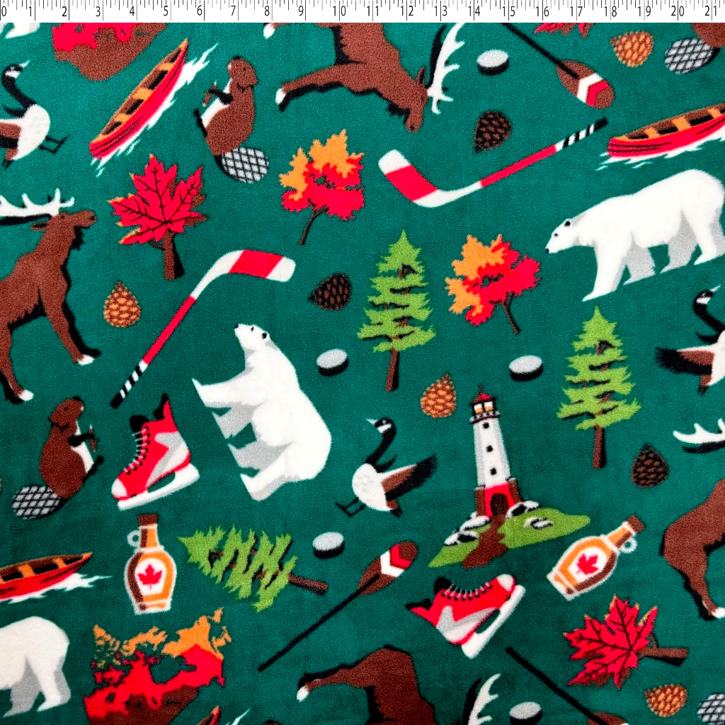 MOUNTAIN FLEECE PRINTS - CANADIAN THINGS