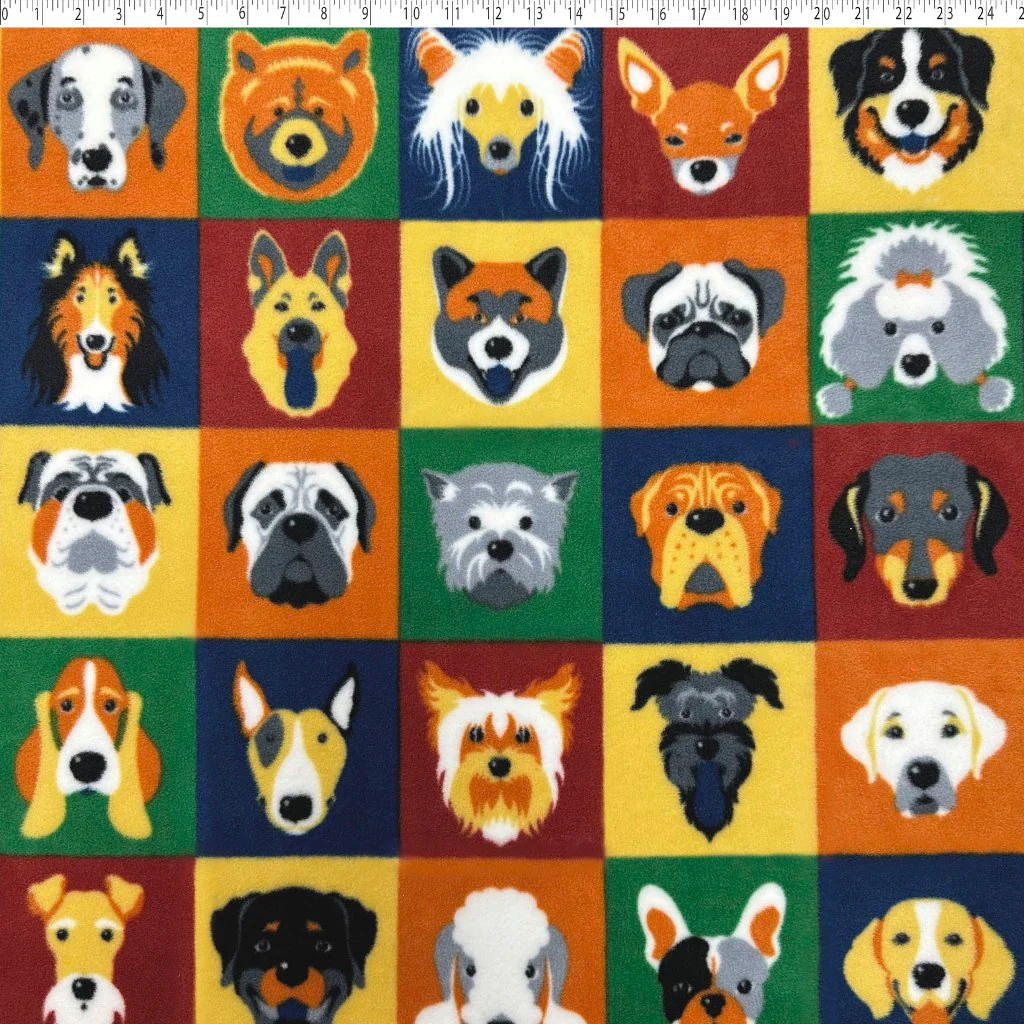 MOUNTAIN FLEECE PRINTS - DOGS A PLENTY - Image 2