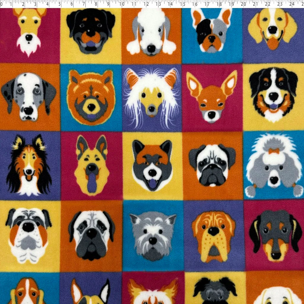 MOUNTAIN FLEECE PRINTS - DOGS A PLENTY - Image 3