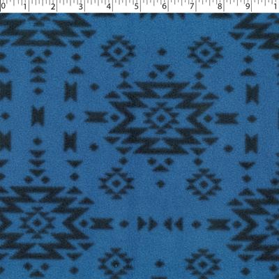 MOUNTAIN FLEECE PRINTS - MONOTONE NAVAJO - Image 2