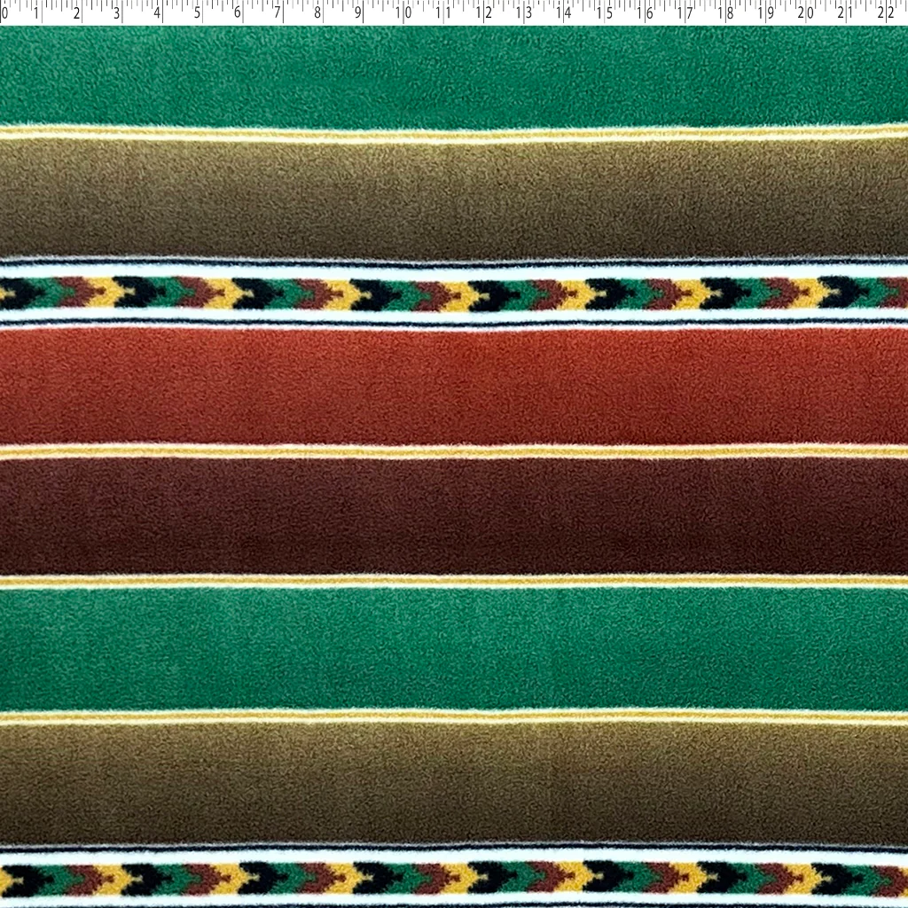 MOUNTAIN FLEECE PRINTS - NAVAJO STRIPE - Image 2