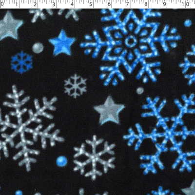 MOUNTAIN FLEECE PRINTS - STARS A GLITTER - Image 3