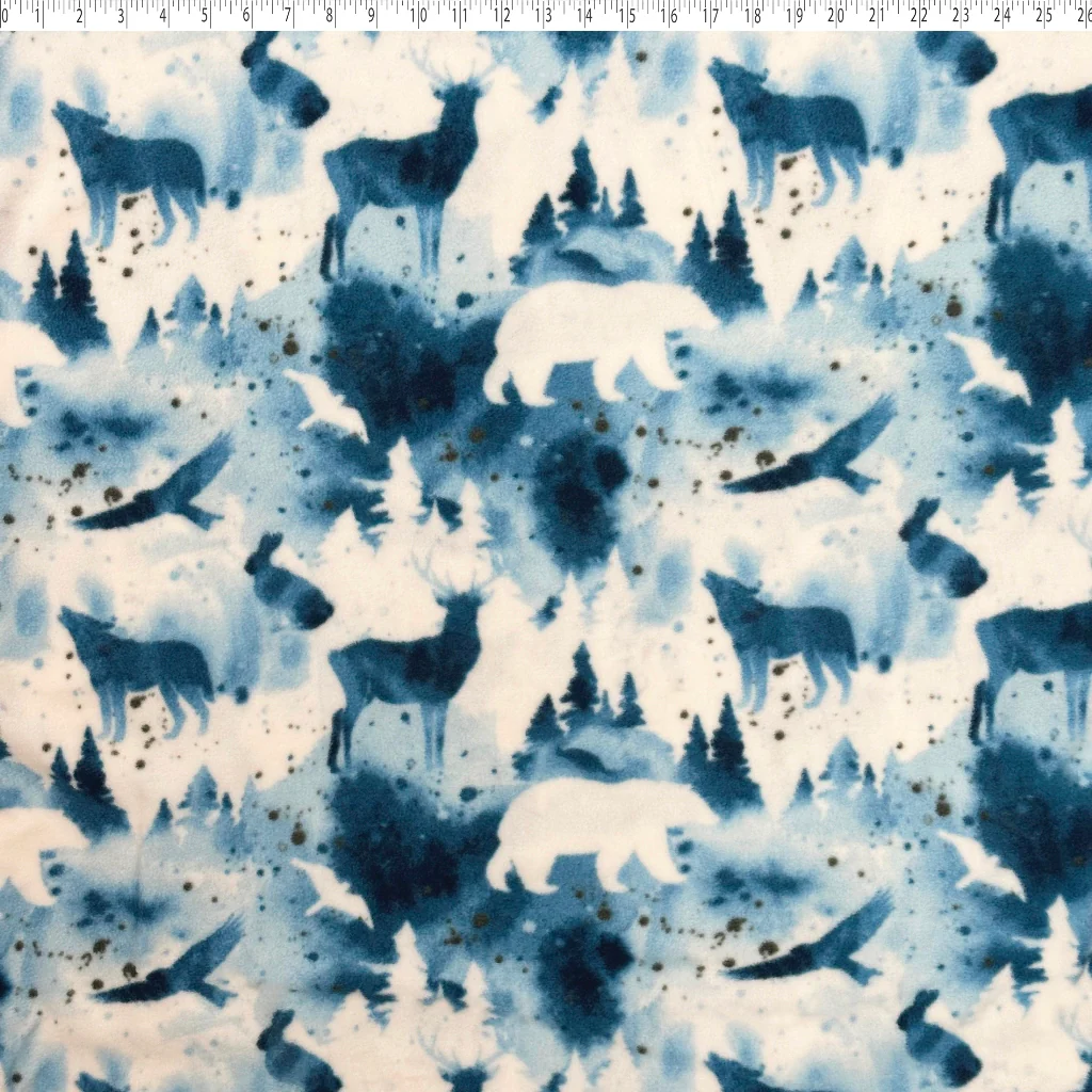 MOUNTAIN FLEECE PRINTS - WINTER WONDERLAND - Image 2