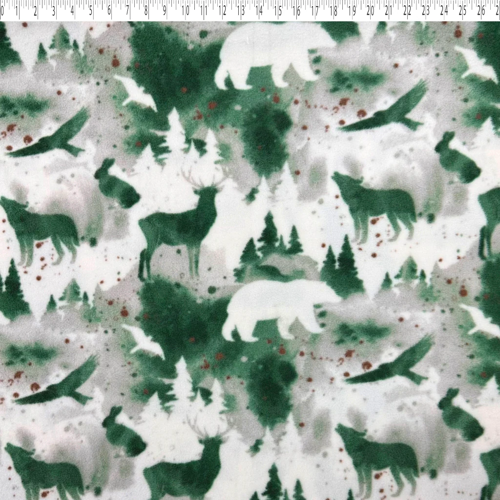 MOUNTAIN FLEECE PRINTS - WINTER WONDERLAND - Image 3