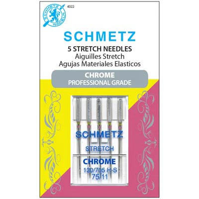 SCHMETZ CHROME -  STRETCH 75/11 (4022)