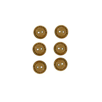 NATURAL BUTTONS 12.5MM