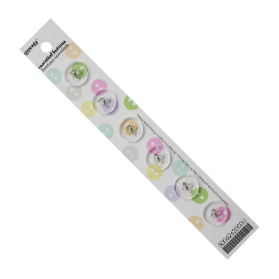 BUTTON 4-HOLE 12MM - SLIM LINE