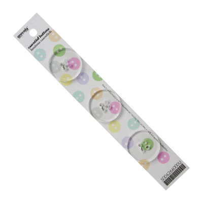 BUTTON 4-HOLE 23MM - - SLIM LINE