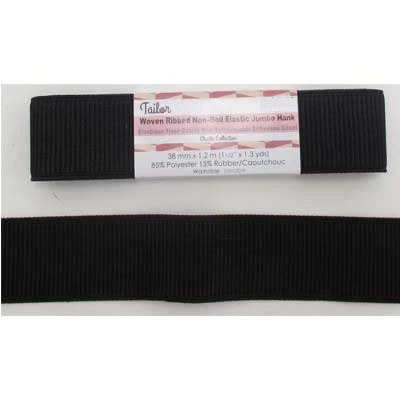 ELASTIC WOVEN RIBBED NON-ROLL JUMBO HANKS 38MMX1.2M - Image 2