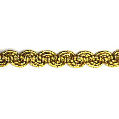 METALLIC SCALLOPED TRIM 0.6CM