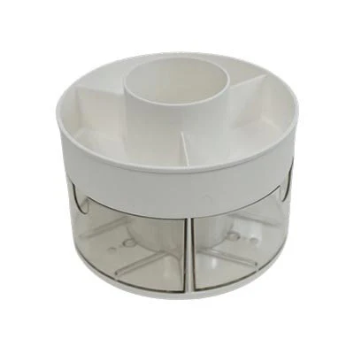 360 DEGREE SPINNING CRAFT AND SEWING ORGANIZER WITH 3 MINI DRAWERS