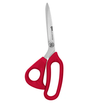 CLAUSS SHEAR SERRATED 18085 BENT ULTRAFLEX TITANIUM LEFTHAND 22.8CM