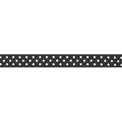 9MM GROSGRAIN RIBBON WITH SMALL DOT - Image 3