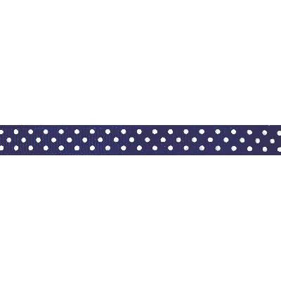 9MM GROSGRAIN RIBBON WITH SMALL DOT - Image 9