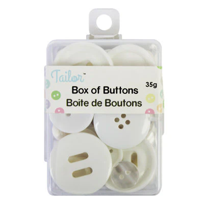 ASSORTED BOX OF BUTTONS 45G
