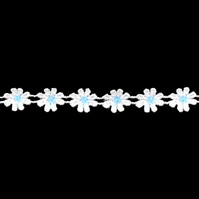 DAISY TRIM WITH COLOURED CENTRE 1CM - Image 2