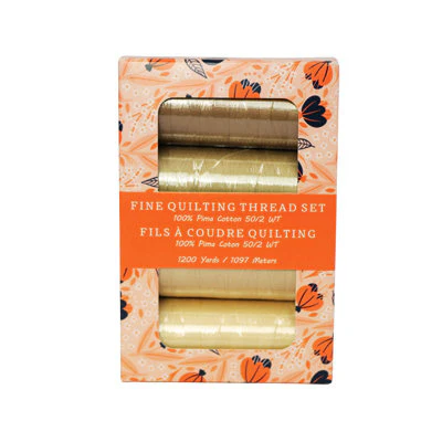 TAILOR GOLD SEWING THREAD QUILTING COTTON SET 1200YDS - Image 3