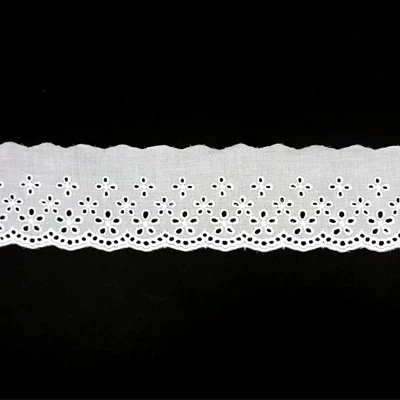 LACE FLAT FLORAL EYELET 7CM