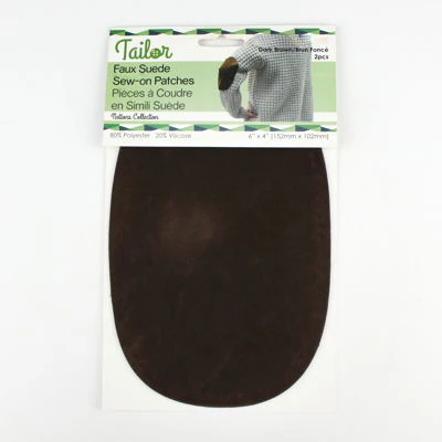 FAUX SUEDE PATCH  SEW ON - Image 3