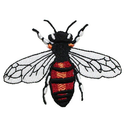 BEE APPLIQUE 7.5CM X 5.5CM