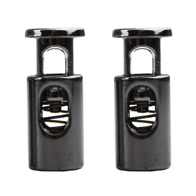 METAL CORD STOP 1 HOLE BULLET 15MMX7MM (6MM HOLE) - Image 2