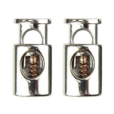 METAL CORD STOP 1 HOLE FLAT BULLET 15MMX10MMX5MM (7MM HOLE) - Image 5