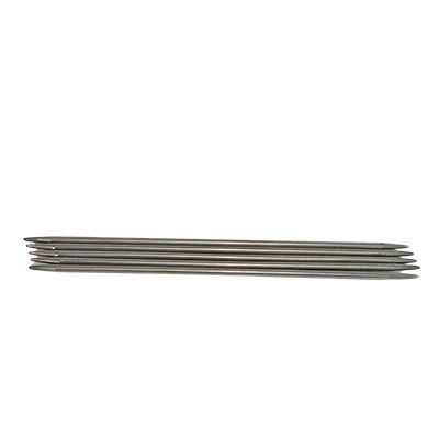 20CM DOUBLE POINTED KNITTING NEEDLES - STEEL 4MM