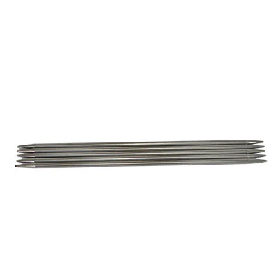 20CM DOUBLE POINTED KNITTING NEEDLES - STEEL 4.5MM