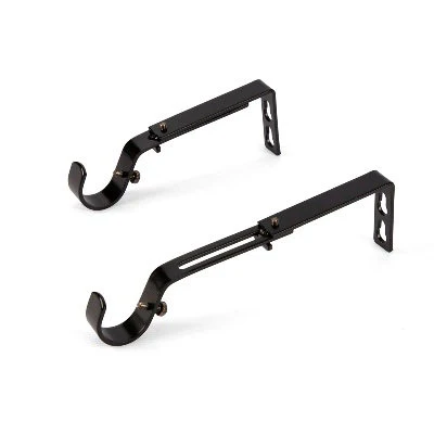 TAILOR HOME ADJUSTABLE DRAPERY ROD BRACKETS