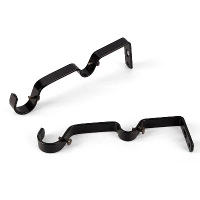 TAILOR HOME DOUBLE DRAPERY ROD BRACKETS