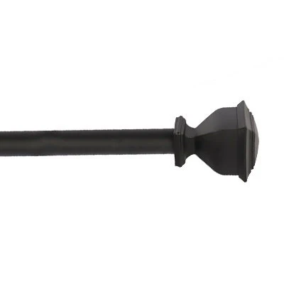 TAILOR HOME DRAPERY ROD 1" WITH NAPOLEON FINIALS 36"-72"