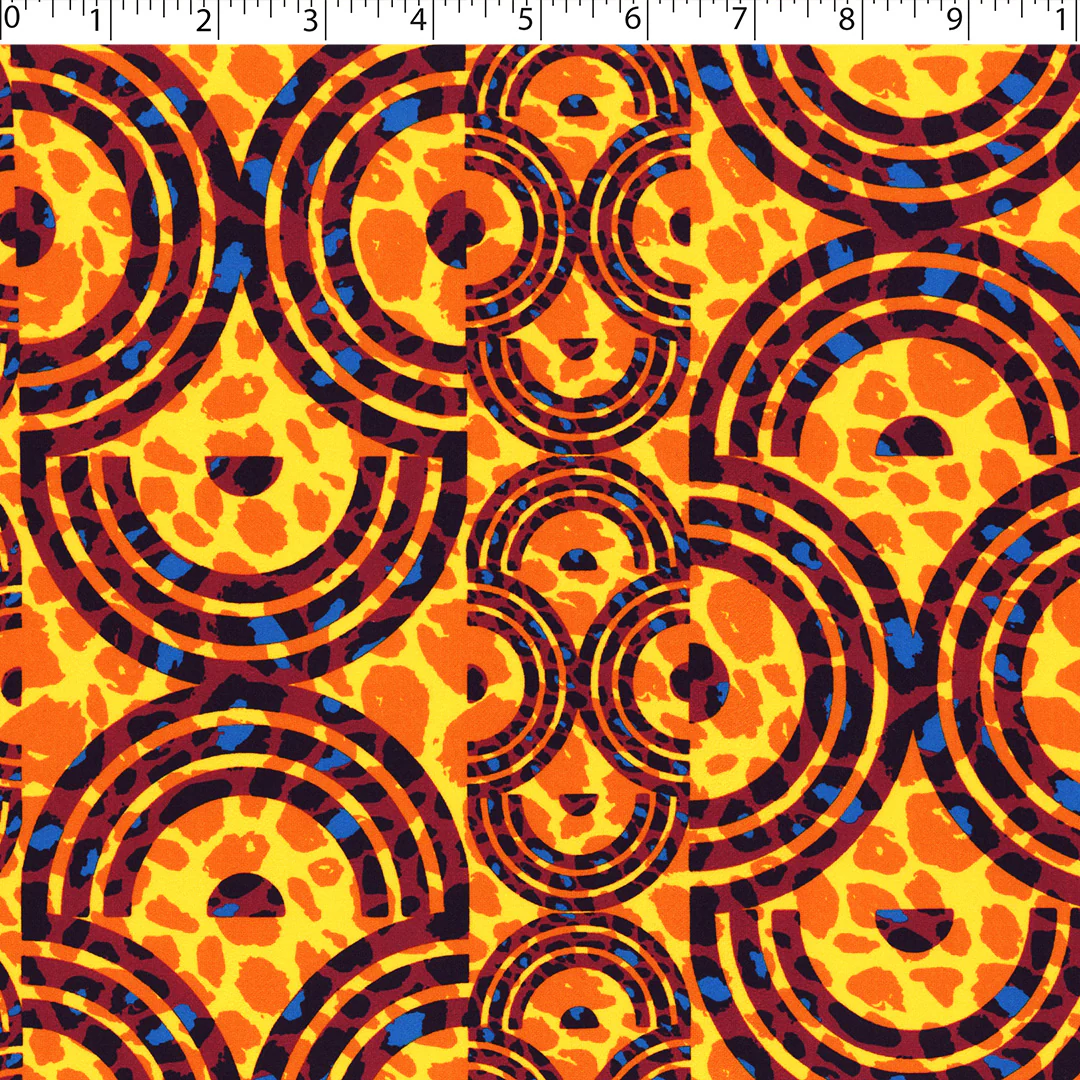 ARIELLE - KNIT PRINTS - ABSTRACT HALF CIRCLES