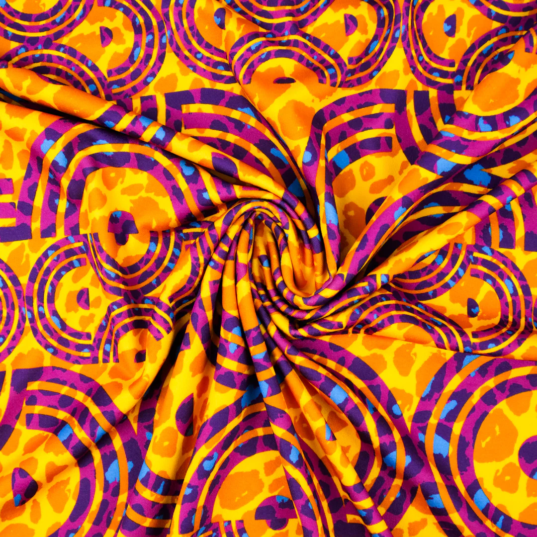 ARIELLE - KNIT PRINTS - ABSTRACT HALF CIRCLES - Image 4