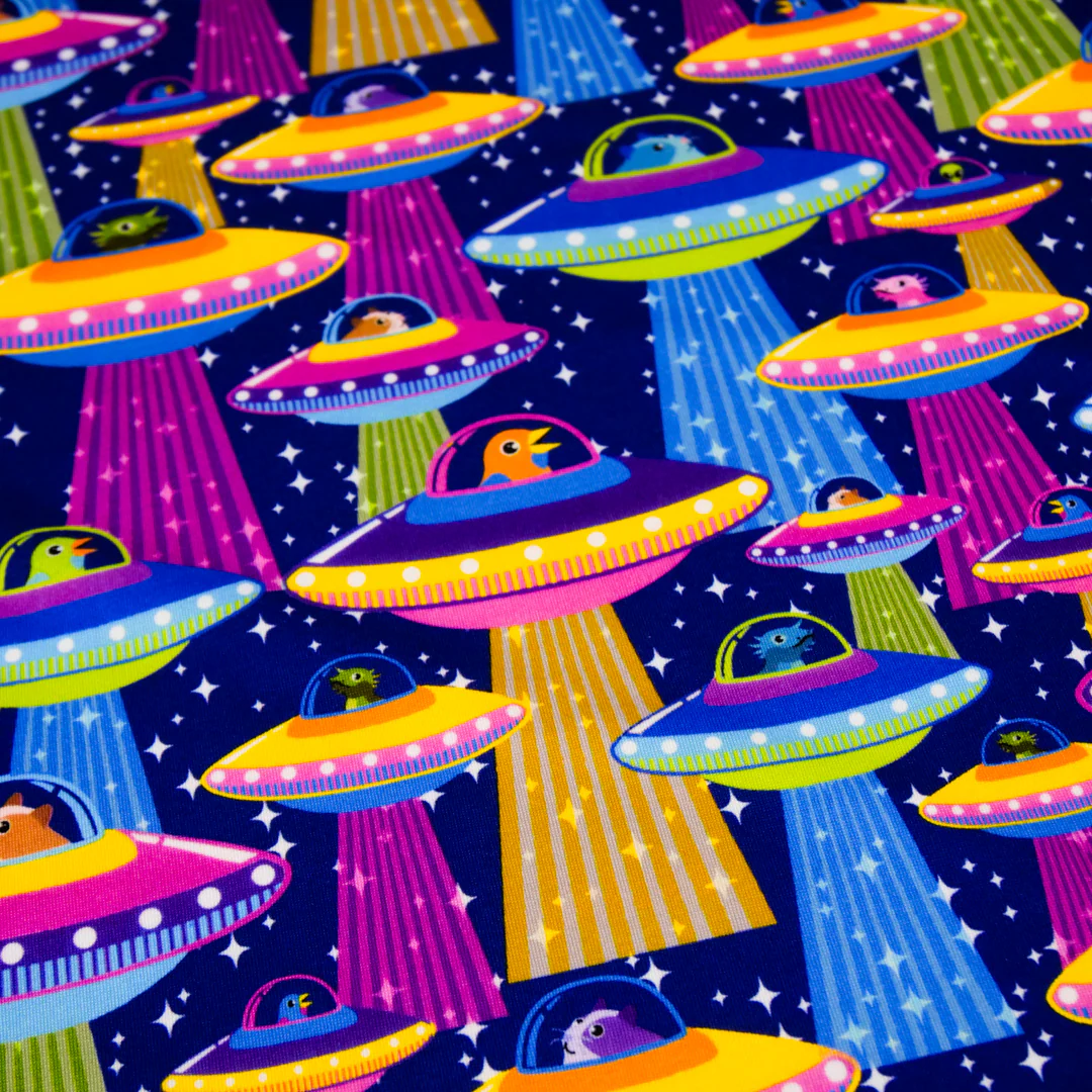 ARIELLE - KNIT PRINTS - SPACE SHIPS - Image 3