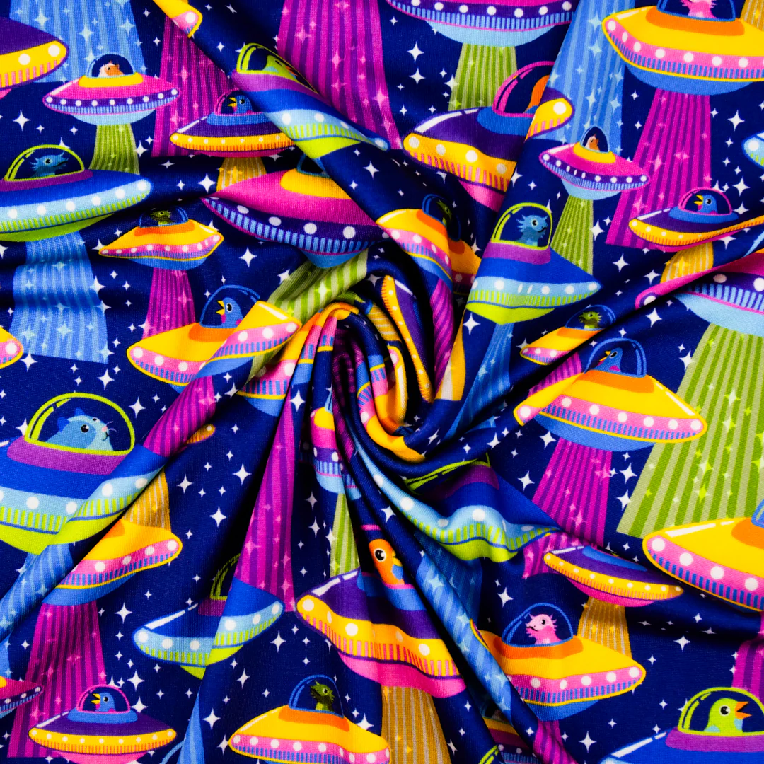 ARIELLE - KNIT PRINTS - SPACE SHIPS - Image 4