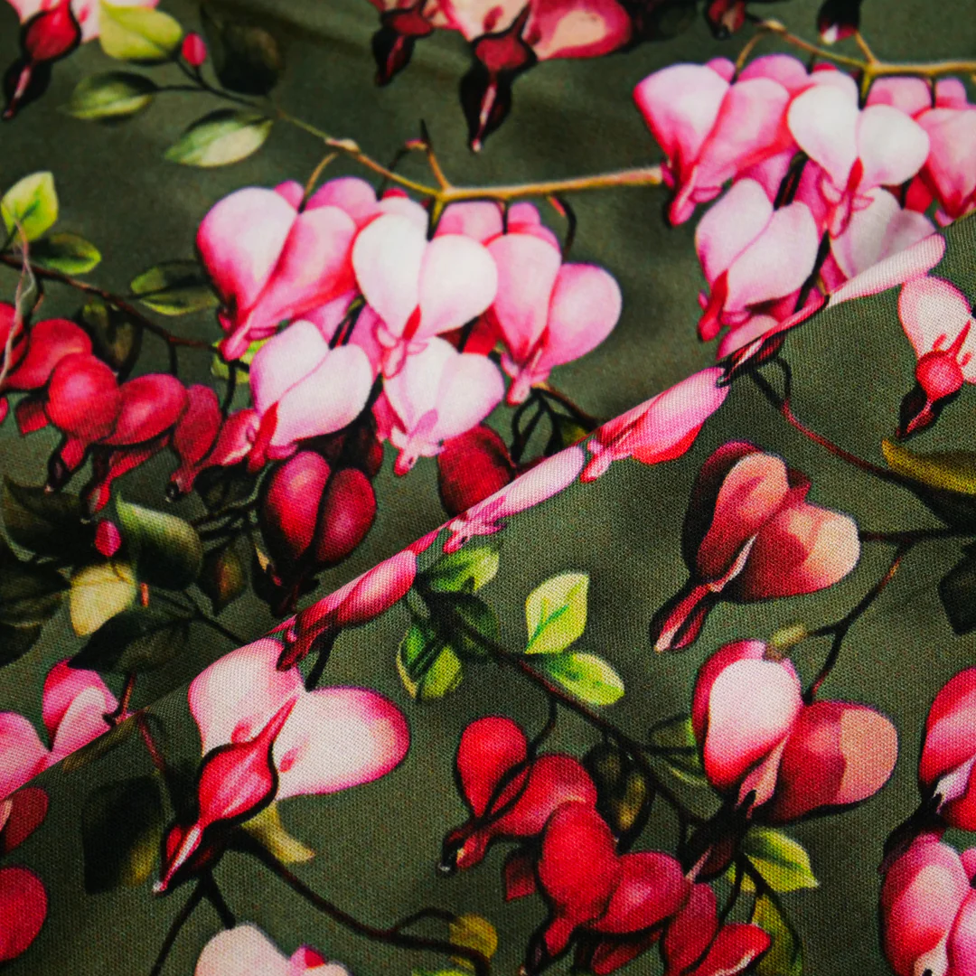 ARIELLE - RAYON PRINTS - BLEEDING HEARTS - Image 4