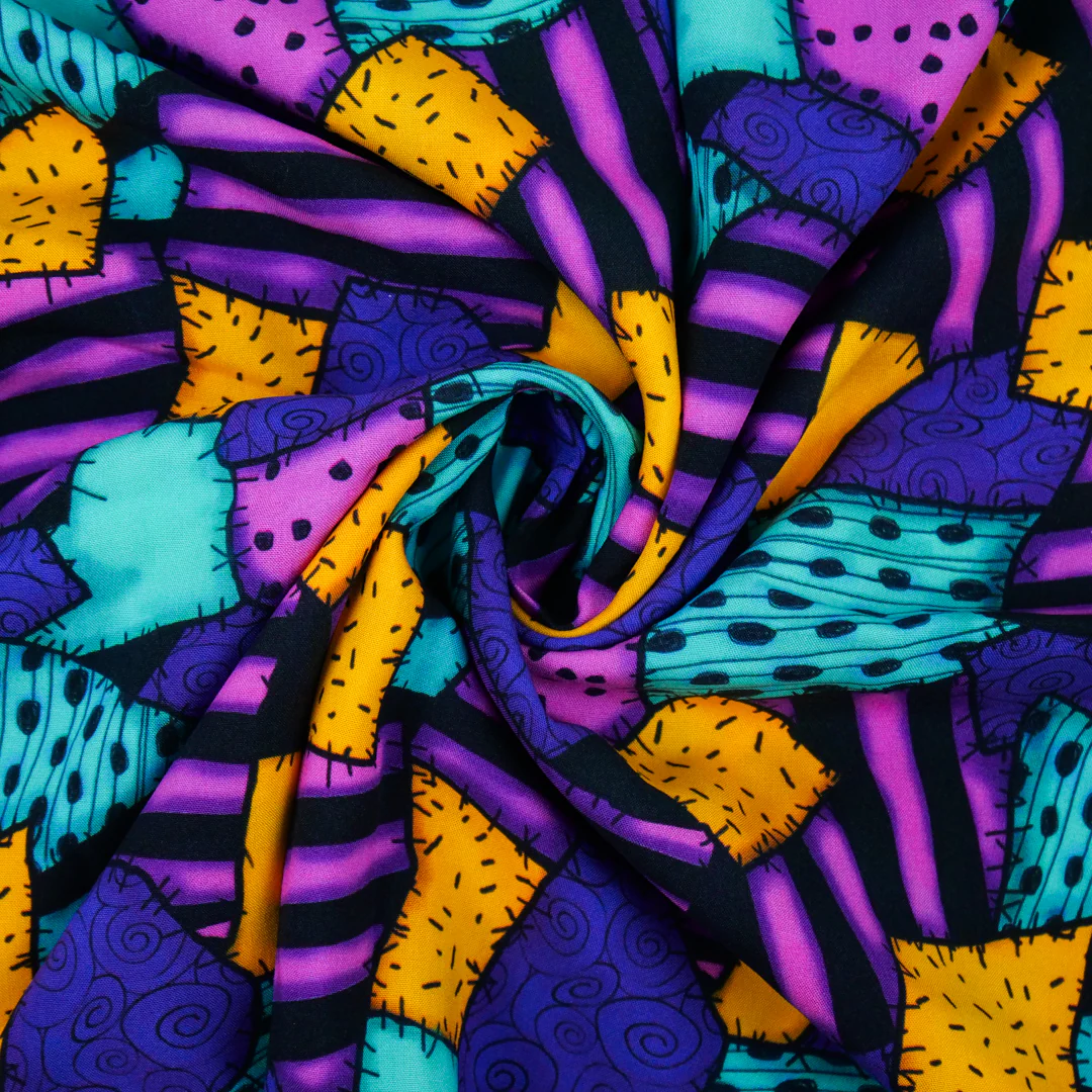 ARIELLE - RAYON PRINTS - GEOMETRIC PATCHES - Image 3